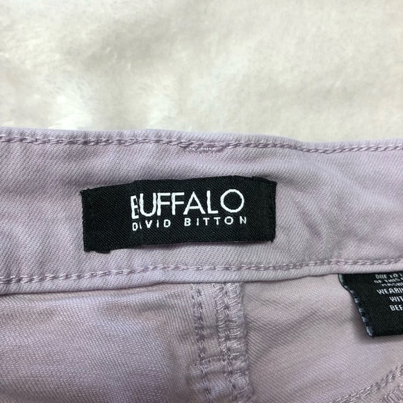 Buffalo David Bitton "Aubrey" Lilac Ankle Grazer Jeans 10 - Picture 3 of 9